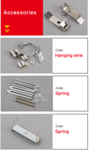 accessories of alumnum led profiles from China supplier XT factory